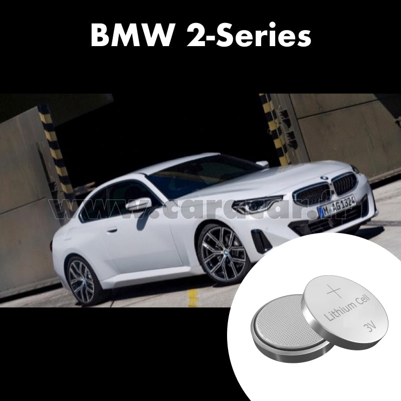 Pile clé BMW 2 Series G42 (2021/2023). Pile de remplacement pour clé de voiture. Batterie de clé de voiture. 
