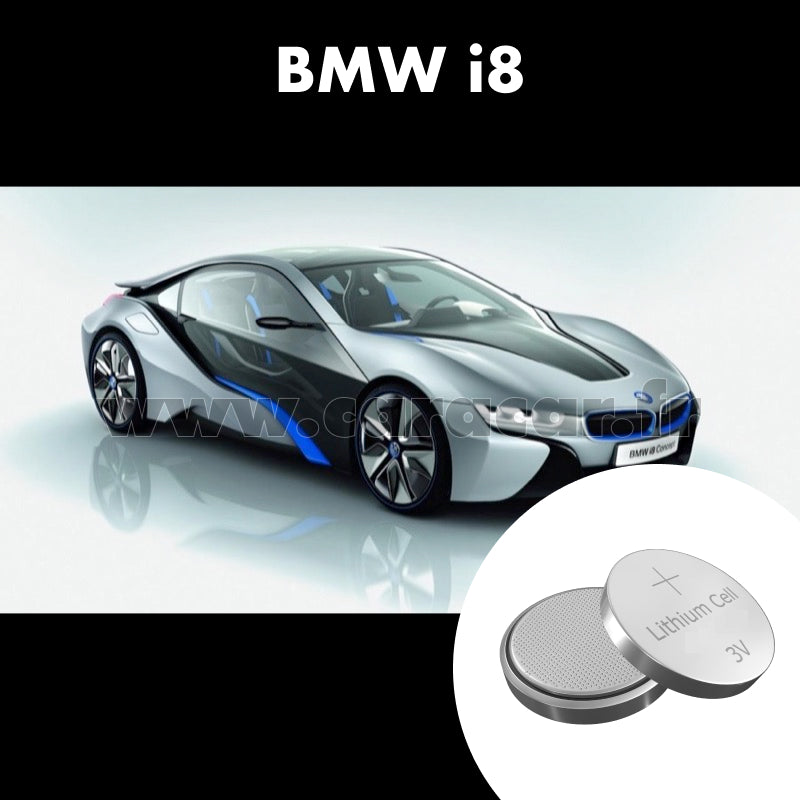 Pile clé BMW i8 I12 [restyling] (2017/2020). Pile de remplacement pour clé de voiture. Batterie de clé de voiture. 