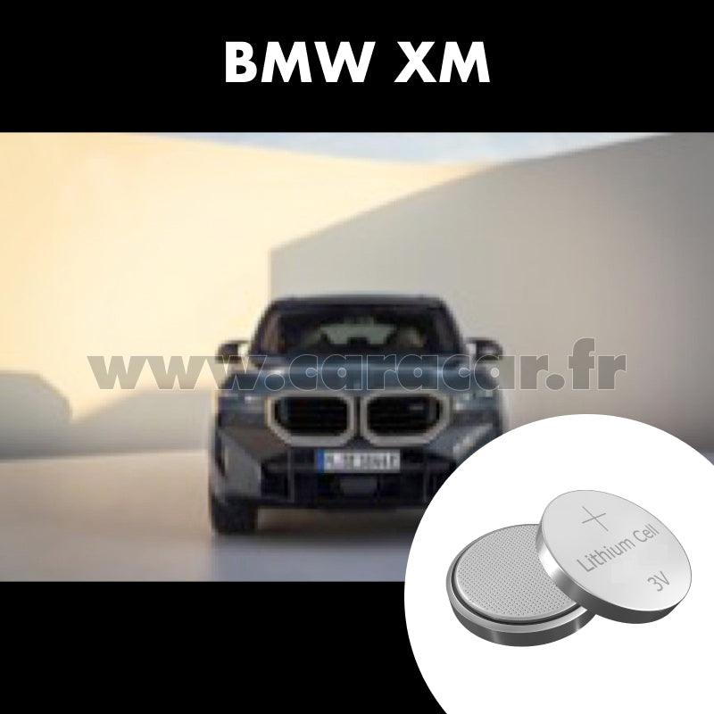 Pile clé BMW XM 1 generation (2022/2023). Pile de remplacement pour clé de voiture. Batterie de clé de voiture. 