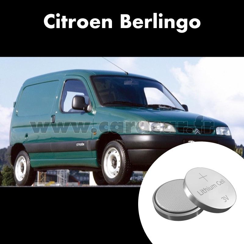 Pile clé Citroen Berlingo 1 generation [restyling] (2002/2012). Pile de remplacement pour clé de voiture. Batterie de clé de voiture. 