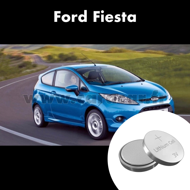 Pile clé Ford Fiesta 7 generation (2017/2021). Pile de remplacement pour clé de voiture. Batterie de clé de voiture. 