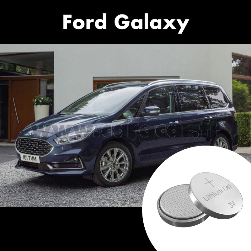 Pile clé Ford Galaxy 3 generation [restyling] (2019/2023). Pile de remplacement pour clé de voiture. Batterie de clé de voiture. 