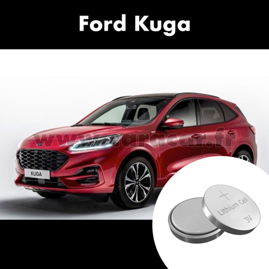 Pile clé Ford Kuga 3 generation (2019/2023). Pile de remplacement pour clé de voiture. Batterie de clé de voiture. 