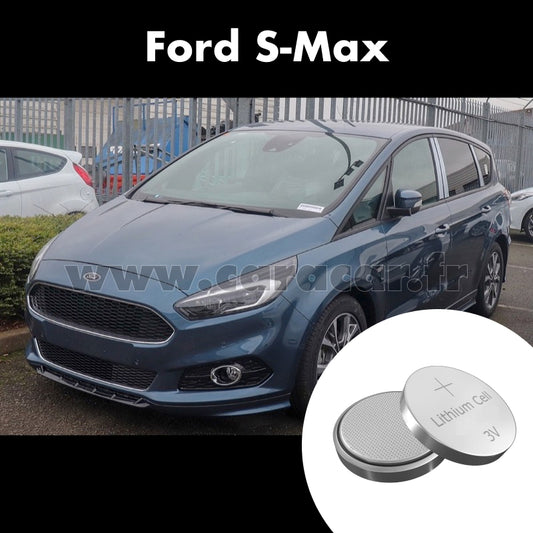 Pile clé Ford S-Max 2 generation [restyling] (2019/2023). Pile de remplacement pour clé de voiture. Batterie de clé de voiture. 