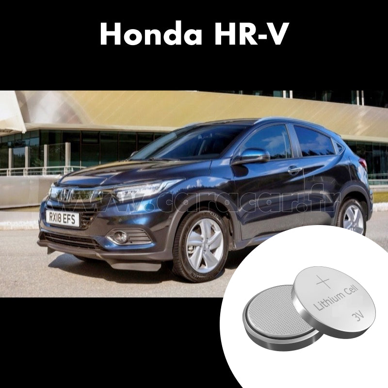 Pile clé Honda HR-V 2 generation [restyling] (2018/2022). Pile de remplacement pour clé de voiture. Batterie de clé de voiture. 