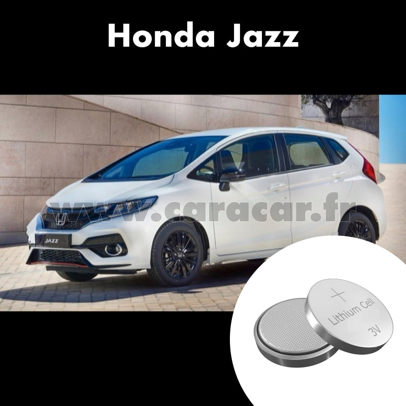 Pile clé Honda Jazz 3 generation [restyling] (2017/2019). Pile de remplacement pour clé de voiture. Batterie de clé de voiture. 