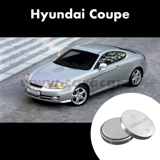 Pile clé Hyundai Coupe GK (2001/2005). Pile de remplacement pour clé de voiture. Batterie de clé de voiture. 