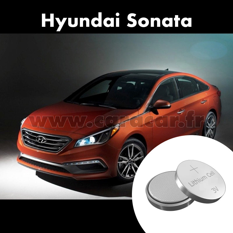 Pile clé Hyundai Sonata 7 generation [restyling] (2017/2019). Pile de remplacement pour clé de voiture. Batterie de clé de voiture. 