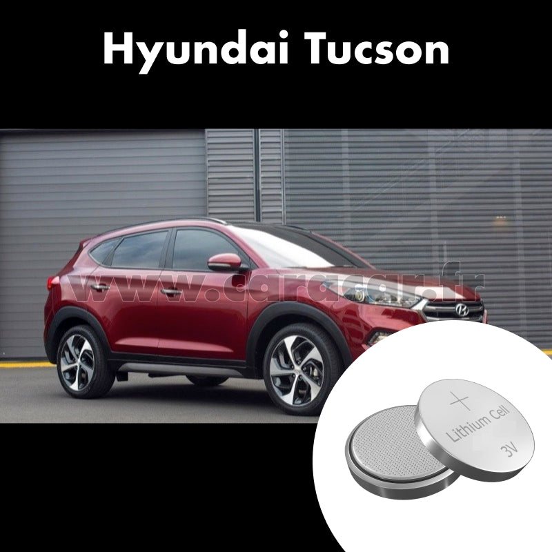 Pile clé Hyundai Tucson 3 generation (2015/2020). Pile de remplacement pour clé de voiture. Batterie de clé de voiture. 