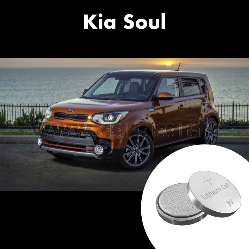 Pile clé Kia Soul 2 generation [restyling] (2016/2020). Pile de remplacement pour clé de voiture. Batterie de clé de voiture. 