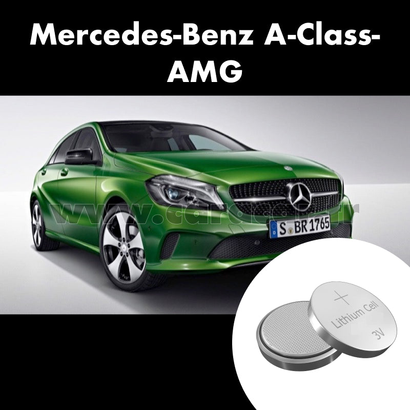 Pile clé Mercedes-Benz A-Class AMG W176 [restyling] (2015/null). Pile de remplacement pour clé de voiture. Batterie de clé de voiture. 