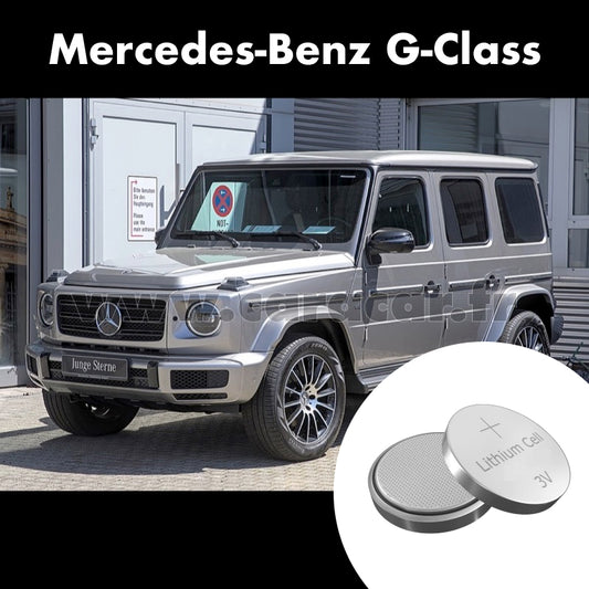 Pile clé Mercedes-Benz G-Class 3 generation (W463) (2018/2023). Pile de remplacement pour clé de voiture. Batterie de clé de voiture. 