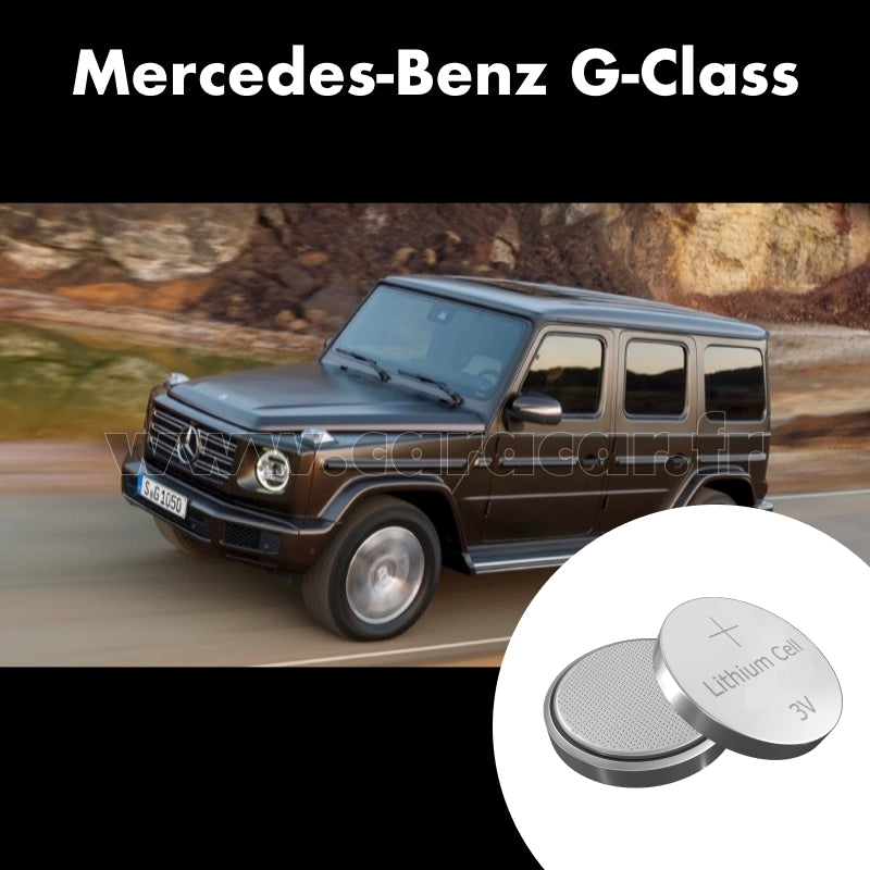 Pile clé Mercedes-Benz G-Class W464 (2018/2020). Pile de remplacement pour clé de voiture. Batterie de clé de voiture. 