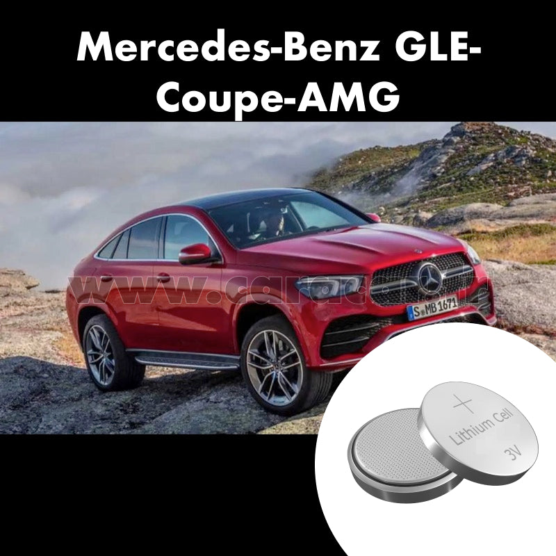 Pile clé Mercedes-Benz GLE Coupe AMG 2 generation (C167) (2019/2023). Pile de remplacement pour clé de voiture. Batterie de clé de voiture. 