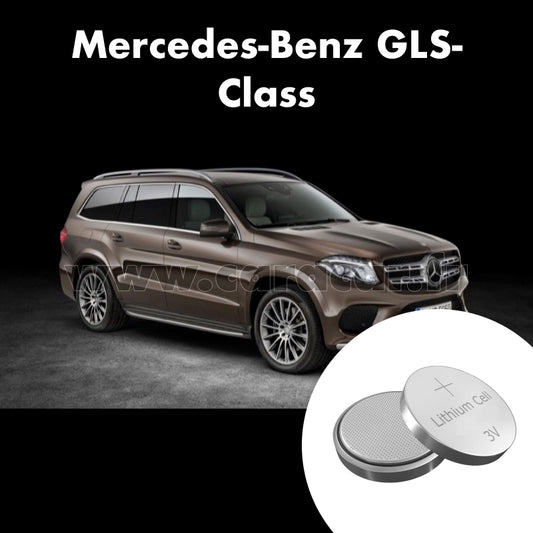 Pile clé Mercedes-Benz GLS-Class X166 (2015/2020). Pile de remplacement pour clé de voiture. Batterie de clé de voiture. 