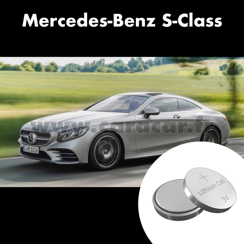 Pile clé Mercedes-Benz S-Class W222/C217/A217 [restyling] (2017/2020). Pile de remplacement pour clé de voiture. Batterie de clé de voiture. 