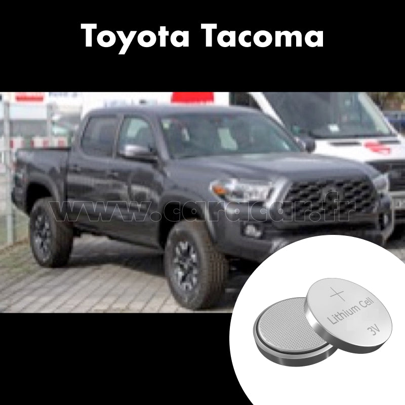 Pile clé Toyota Tacoma 3 generation (2015/2023). Pile de remplacement pour clé de voiture. Batterie de clé de voiture. 