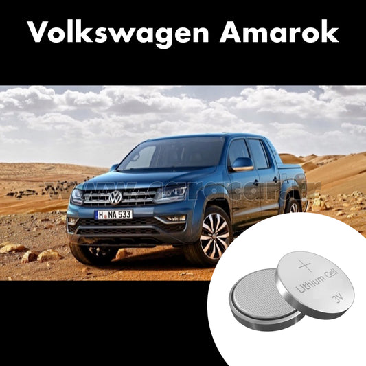 Pile clé Volkswagen Amarok 1 generation [restyling] (2016/2023). Pile de remplacement pour clé de voiture. Batterie de clé de voiture. 