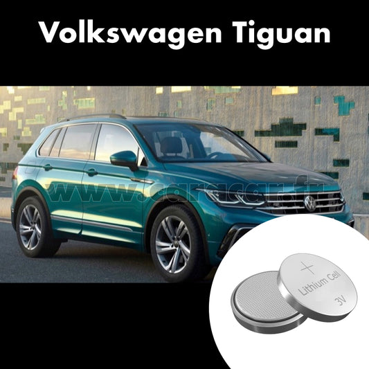 Pile clé Volkswagen Tiguan 2 generation (China Market) (2020/2023). Pile de remplacement pour clé de voiture. Batterie de clé de voiture. 