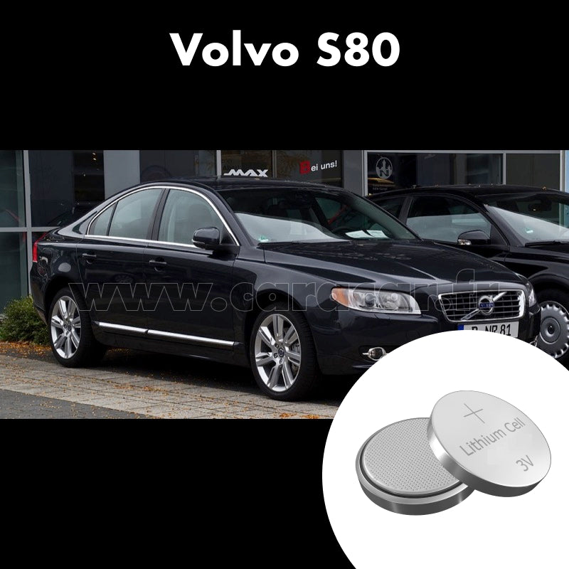 Pile clé Volvo S80 2 generation [restyling] (2009/2013)